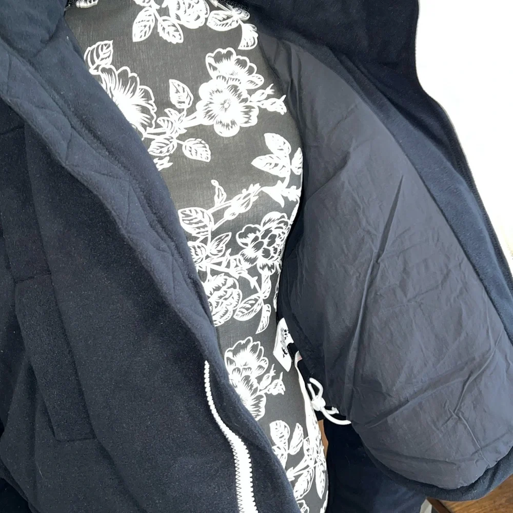 Free People Renegade Fleece Puffer. Black. Size Large. NWT - Picture 10 of 13